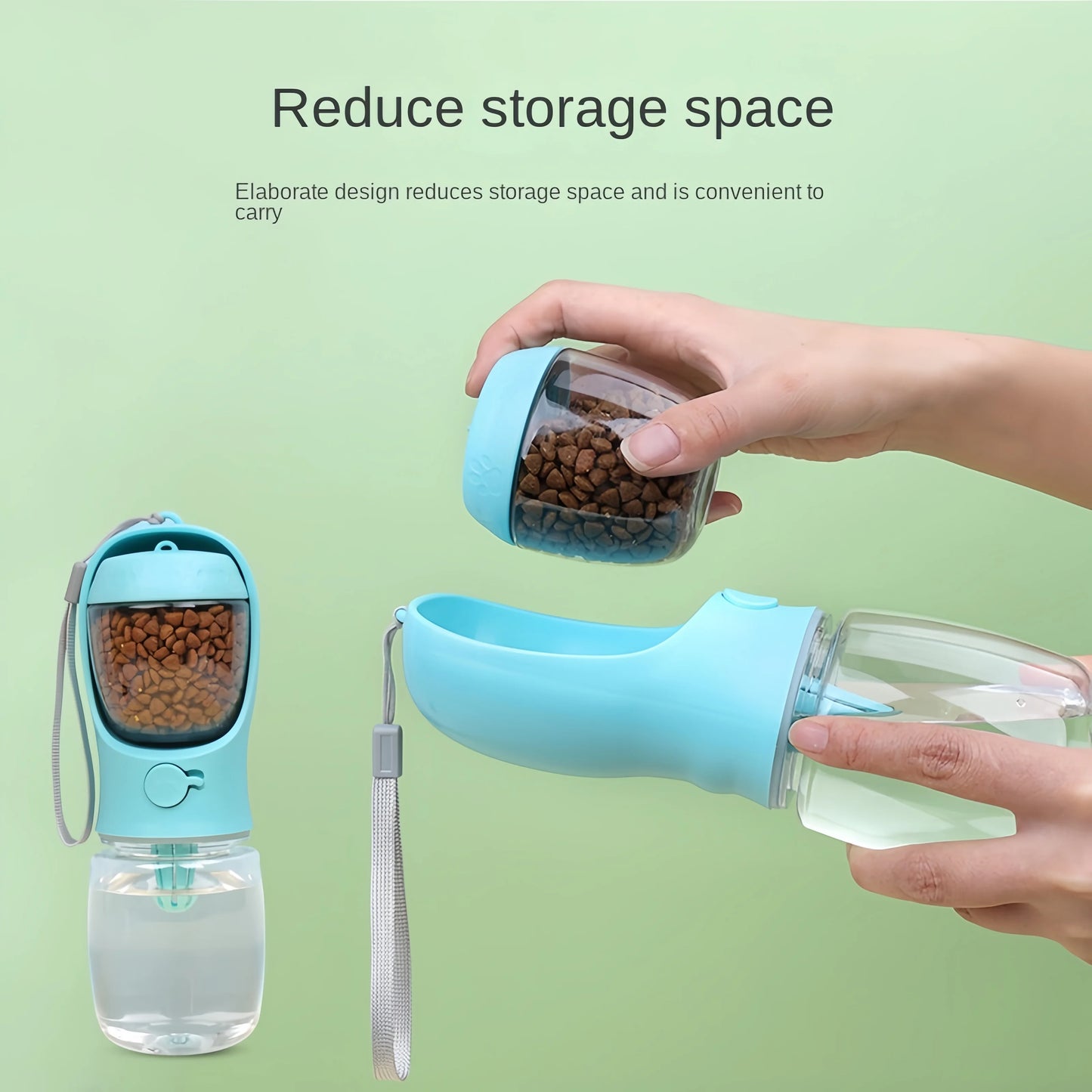 2-in-1 Travel Pet Feeder