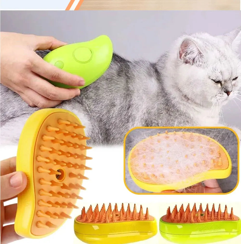 3-in-1 Electric Pet Grooming Brush